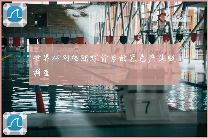 世界杯网络赌球背后的黑色产业链调查
